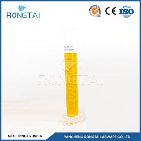 Rongtai 4l Graduated Cylinder Manufacturing Cylinder 10 Ml China Conical Shape 250ml Glass