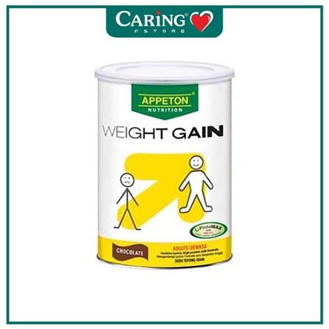 APPETON WEIGHT GAIN ADULT CHOCOLATE 900G | Caring Pharmacy Official ...