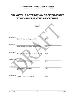 Fillable Online Gacc Nifc Grangeville Interagency Dispatch Center