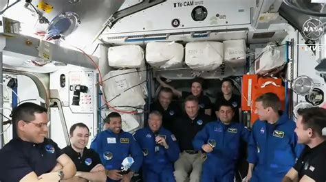 Nasas Spacex Crew Mission Joins Expedition Aboard Space Station