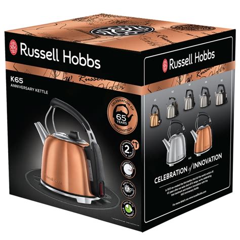 Russell Hobbs K65 Retro Kettle Meď