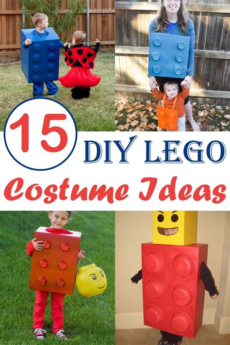 15 Diy Lego Costume Ideas Made Of Cardboard Lego Costume Diy Lego