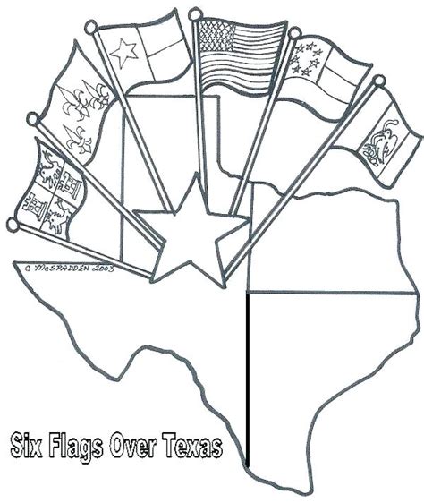 Texas History Coloring Pages At Free Printable