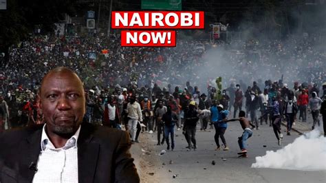 LIVE STANDSTILL IN NAIROBI AS GEN Z HEAD TO STATE HOUSE TO REMOVE RUTO