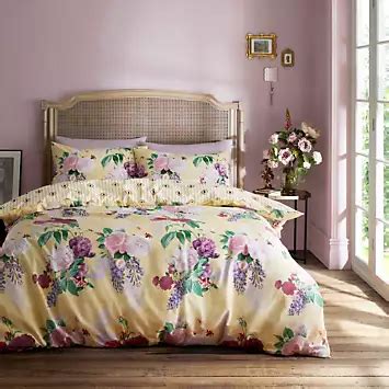 Bridgerton By Catherine Lansfield Wisteria Bouquet Duvet Cover Set