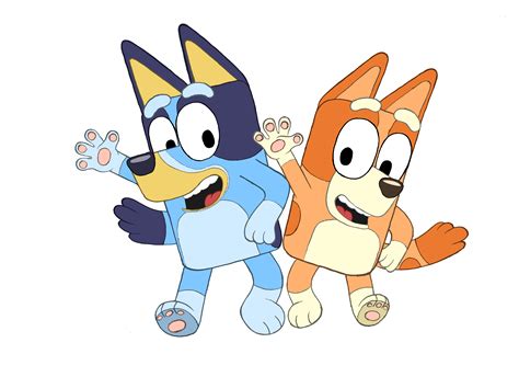 Fanart Bluey And Bingo From Bluey By Dreamerartist2001 On Deviantart