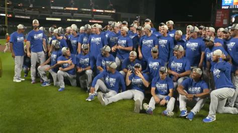 Watch the Dodgers Celebrate their 7th NL West Division Championship ...