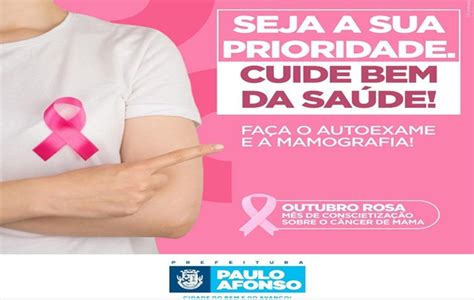 Campanha do Outubro Rosa Quem se ama também se cuida PA Noticias PAN