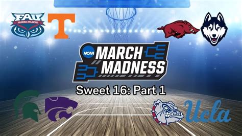 Welcome To The Madness Mens Sweet 16 Predictions Part One 2adays News