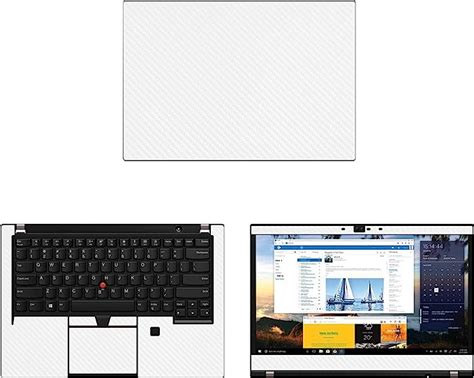 Decalrus Protective Decal For Lenovo Thinkpad T490 14 Screen Laptop White