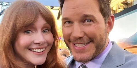 Chris Pratt Praises Jurassic Worlds Bryce Dallas Howard In Sweet Post