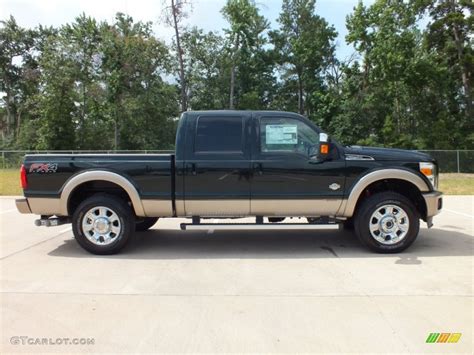 Green Gem Metallic Ford F Super Duty King Ranch Crew Cab X