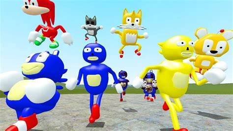 SPONGBOB MINECRAFT SANIC AND ALL 3D SANIC CLONES MEMES CHRISTMAS