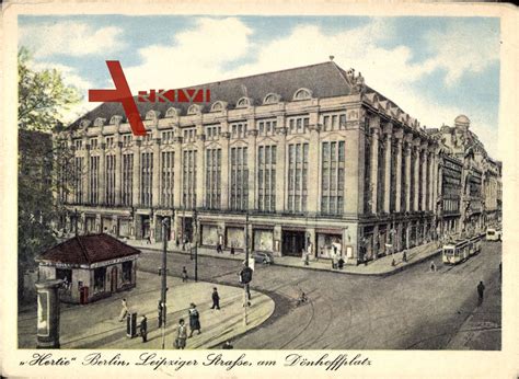 Berlin Mitte Leipziger Straße Hertie Dönhoffplatz Straßenbahn xl