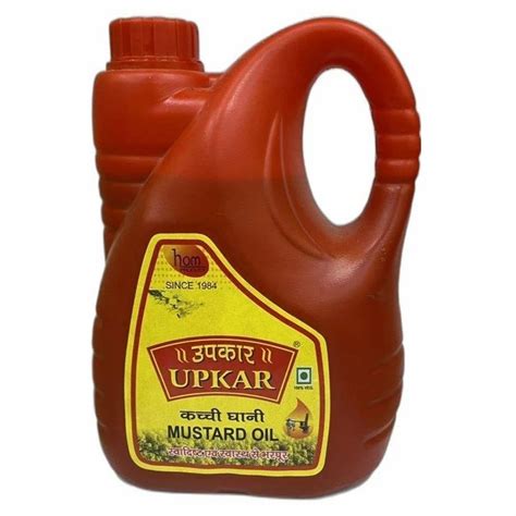 5 Litre Upkar Kachi Ghani Mustard Oil At ₹ 625 Litre In New Delhi Id 7507150548