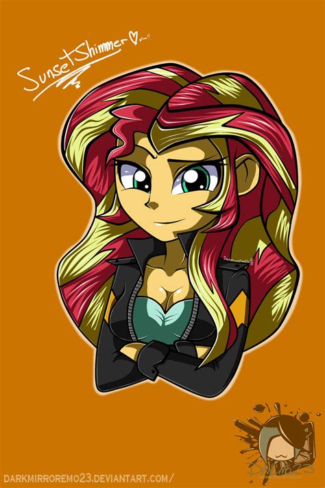 Mlp Eqg Sunset Shimmer By Darkmirroremo23 On Deviantart