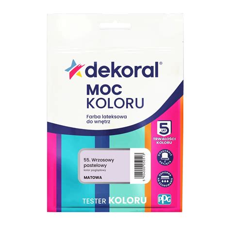 Tester Farby Dekoral Moc Koloru Wrzosowy Pastelowy 40 Ml Kupuj W OBI