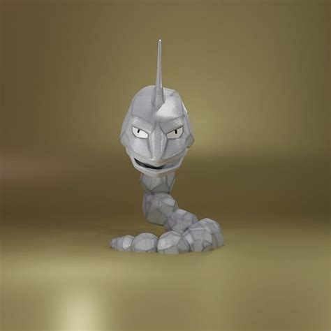 Pokemon Onix 3d Model 3d Printable Cgtrader