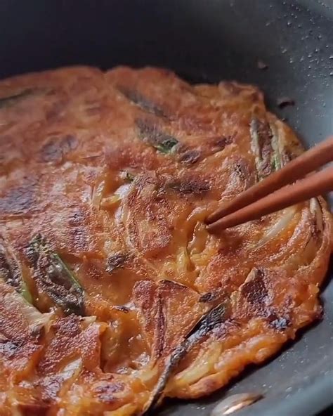 Kimchi Pancake Recipe Kimchijeon Easy Korean Bapsang Artofit