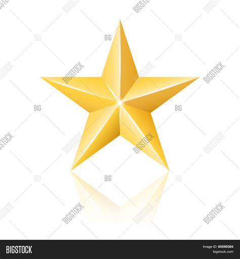 Gold Star. Vector Vector & Photo (Free Trial) | Bigstock