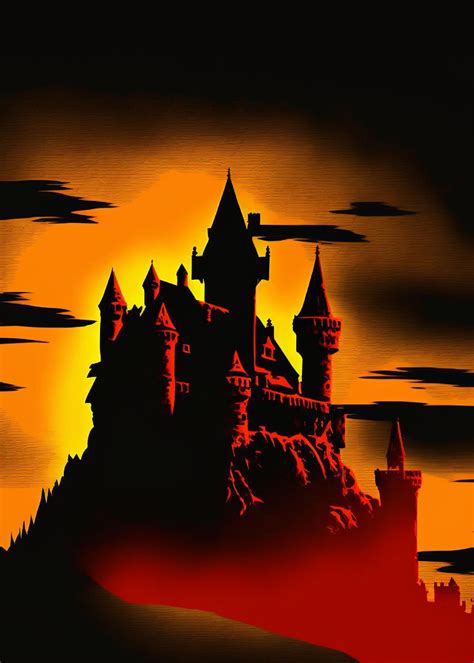 Draculas Castle silhouette by WolfPackDesign on DeviantArt