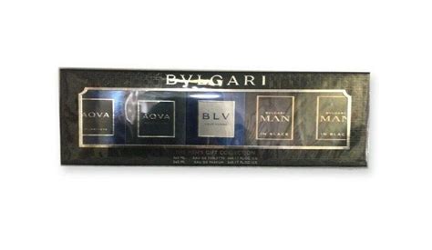 Bvlgari Mini Cologne T Set For Men 5 Pieces