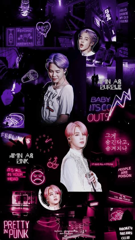 Park Jimin Wallpaper Aesthetic Ungu Bts Background Hot Sex Picture