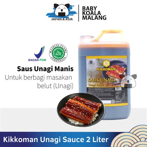 Jual KIKKOMAN Saos Unagi 2 Liter Halal Unagi Sauce Halal Jerigen