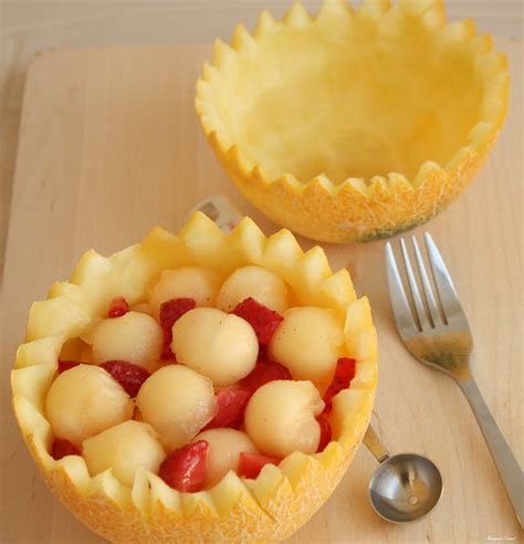 Swapna's Cuisine: Melon Fruit Bowl