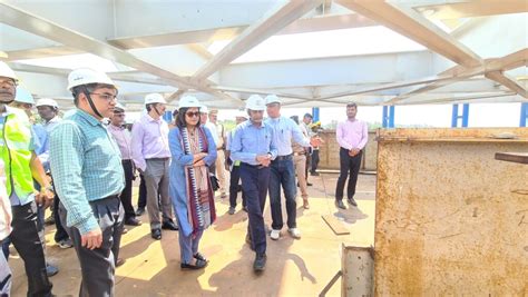 Railway Board Chairman CEO Smt Jaya Varma Sinha Inspects Pamban