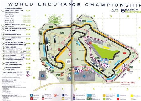 Silverstone Race Track Map