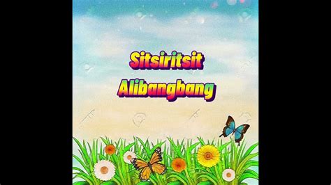 Sitsiritsit Alibangbang/ Filipino Folk song🎼🎹🎵🎶 Chords - Chordify