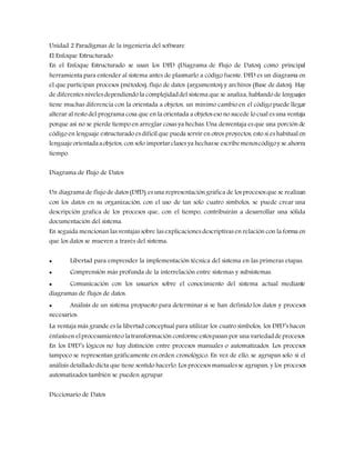 Unidad 3 paradigmas de la ingeniería del software PDF Descarga Gratuita