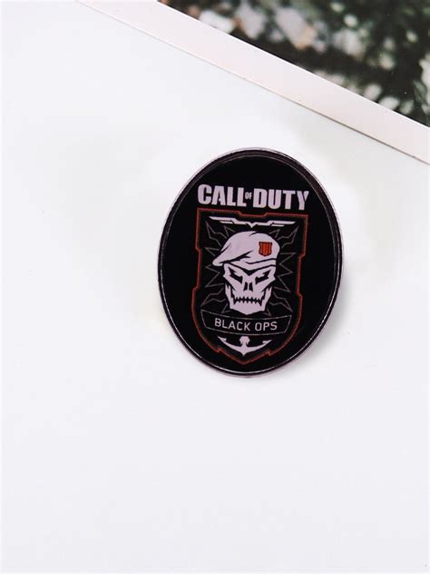 Call Of Duty Black Ops 20 Enamel Pin Distinct Pins