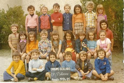 Photo De Classe CP De 1974 Ecole Jean Moulin Saint Saturnin Les