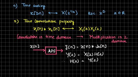 Mod1 Lec11 Properties Of Z Transform Youtube