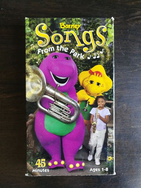 BARNEY SONGS FROM THE PARK (VHS) | eBay