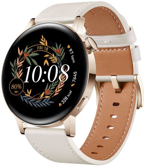 Смарт-часы Huawei Watch GT 3 Milo-B19V, 42мм, 1.32", белый / белый ...