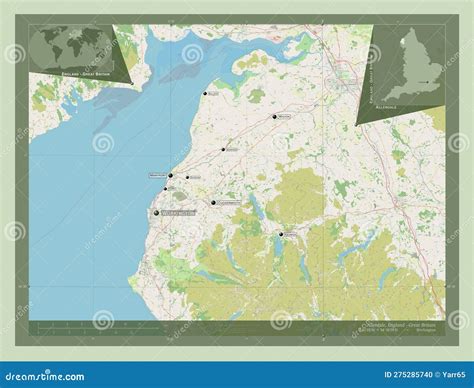 Allerdale England Great Britain Osm Labelled Points Of Citi Stock Illustration