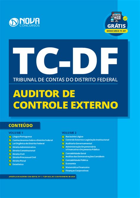 Apostila TC DF PDF Auditor De Controle Externo