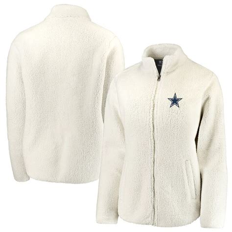 Womens Nfl Pro Line By Fanatics Branded Cream Dallas Cowboys Sherpa