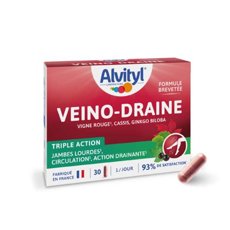 Alvityl Veino Draine complément alimentaire en cas de mauvaise