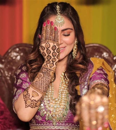 Kundali Bhagyas Shraddha Arya Looks Gorgeous At Her Mehndi Haldi