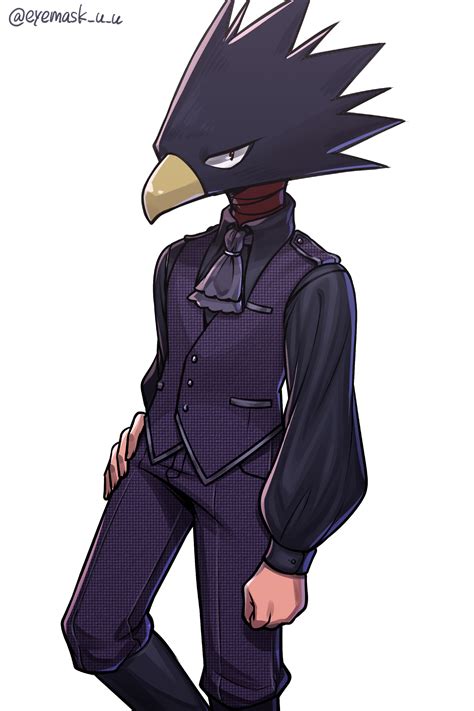 tokoyami fumikage boku  hero academia image  pixiv id