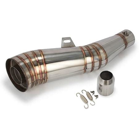 Jfg Racing Gp Stainelss Stahl Einlass S Typ Auspuff Muffler Vent