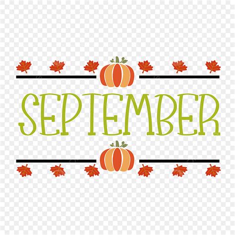 September Clip Art Free