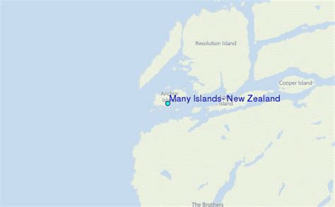 Many Islands New Zealand Tide Station Location Guide