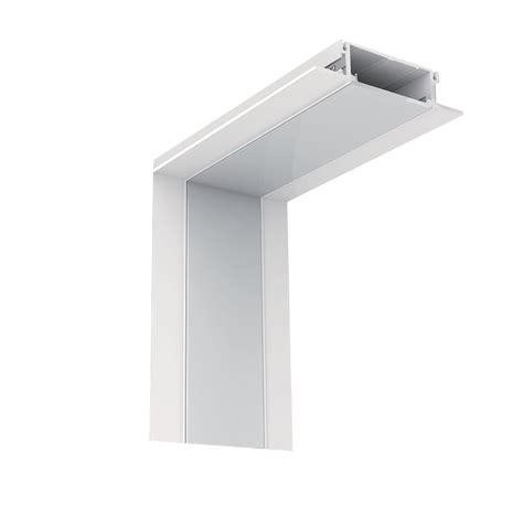 INSIDE CORNER FOR LED PROFILES S48 WHITE RECESSED ELMARK