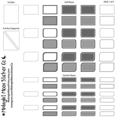 Make Your Own Planner Stickers Planner Sticker Template Pack - Etsy