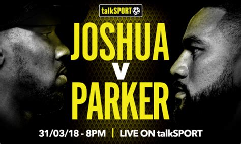 Anthony Joshua V Joseph Parker Ring Walk Time Live Stream Undercard Details And Exclusive